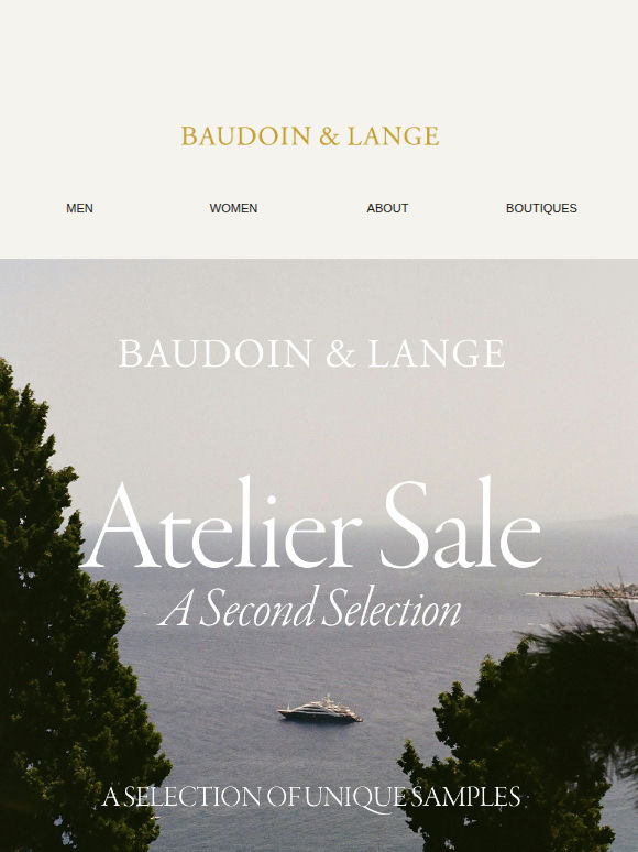 Atelier Sale | A Second Selection