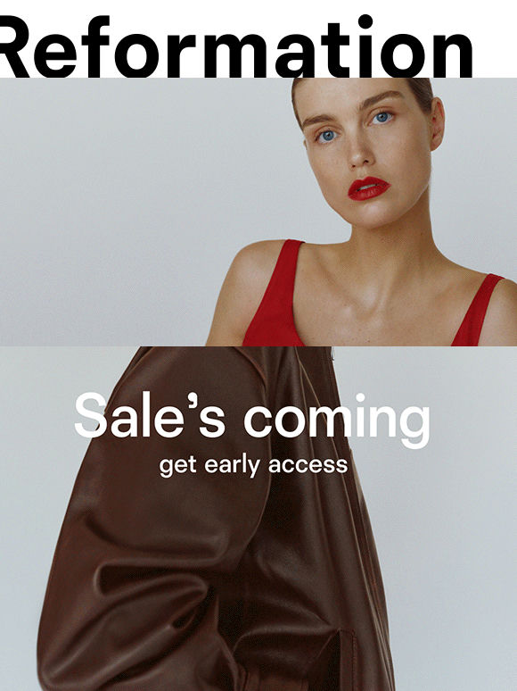 SALE’S COMING