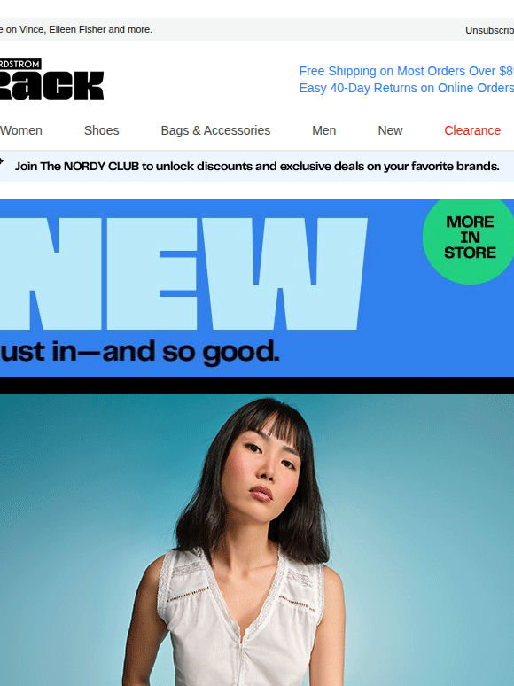 NEW! Latest arrivals up to 50% off