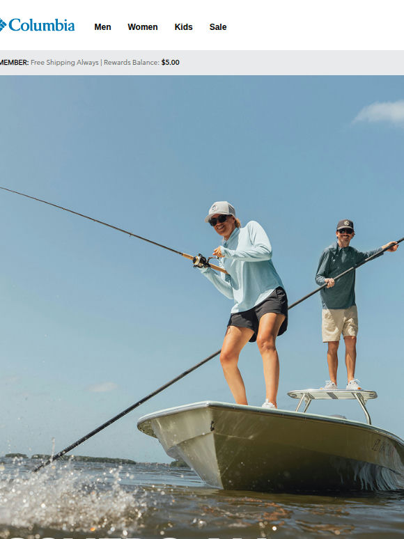 New fishing gear for the whole family.