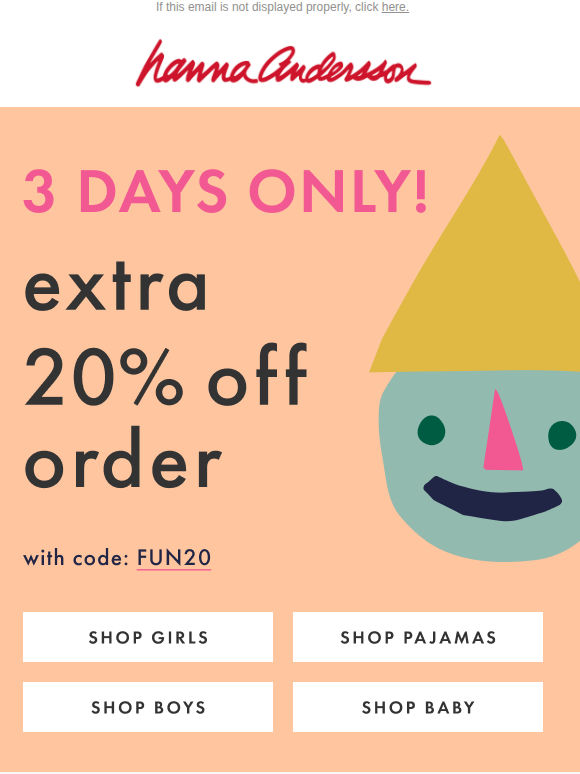 HURRY, Extra 20% Off Your Order 🙂