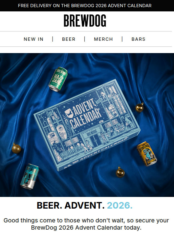The 2026 BrewDog advent calendar is here! 🎄