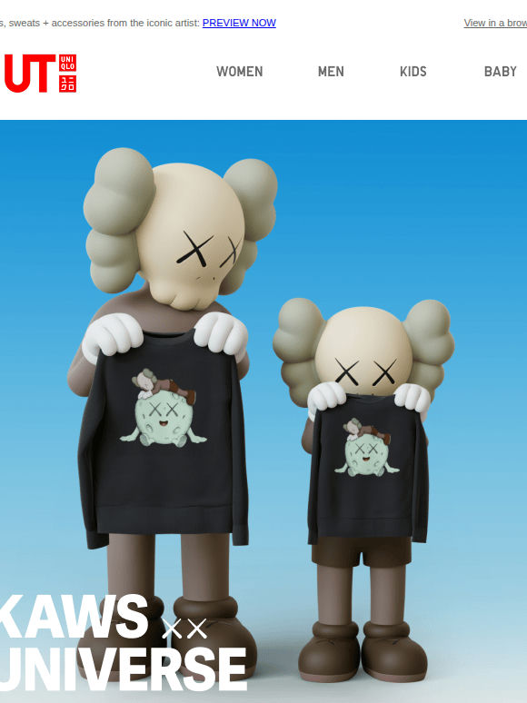 Arriving 9/14: New KAWS Universe