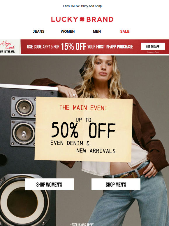 Shop Up To 50% Off NEW Fall Styles!