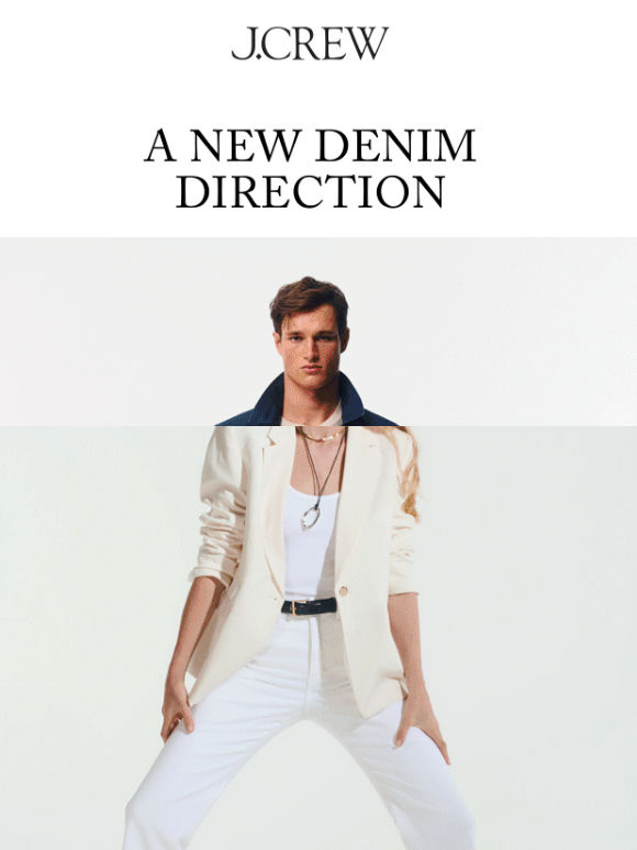 Lighten up your fall denim