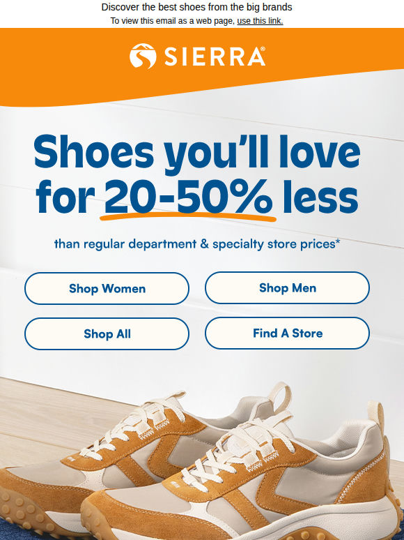 20-50% less*: Shoes for fall 🍂