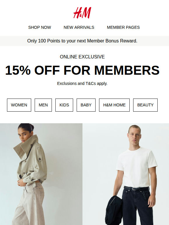 15% off – don't miss out