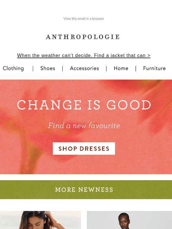 "Love your new dress!"