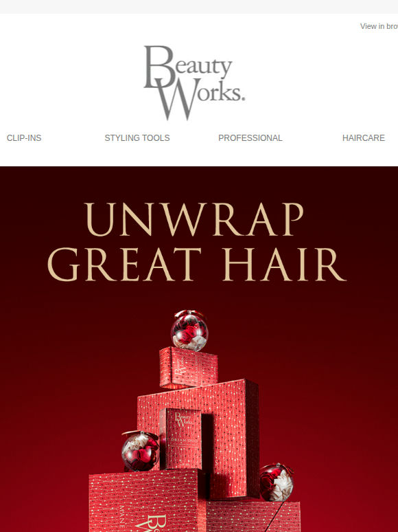 Give the gift of gorgeous hair ✨
