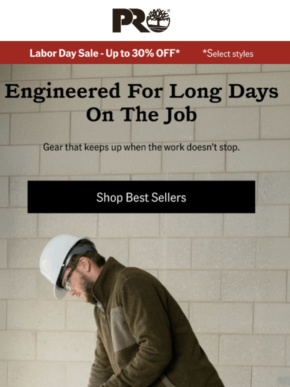 Timberland PRO® Best Sellers, Chosen By Workers.​