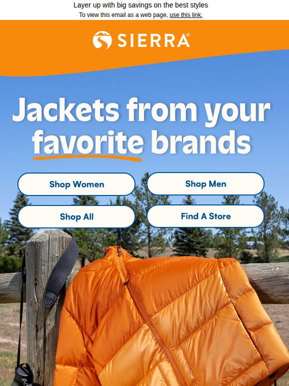 Top-brand fall jackets 😍