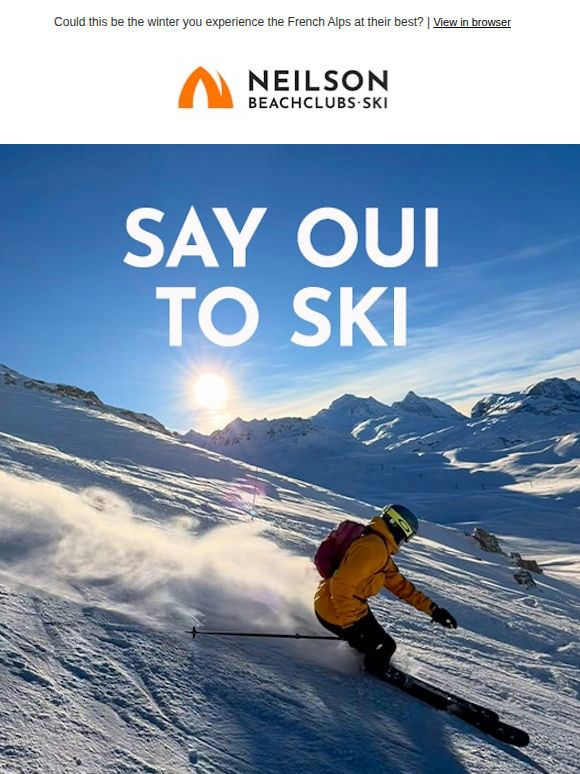 This winter, ski France