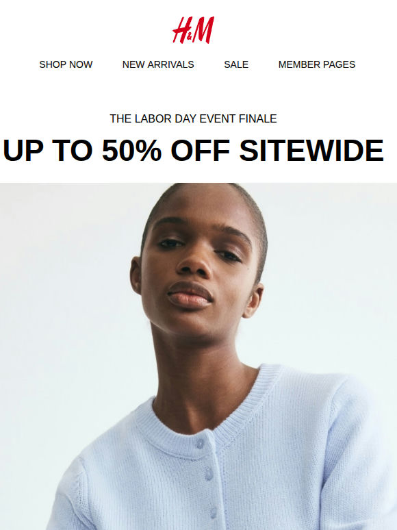 This is it: up to 50% off sitewide