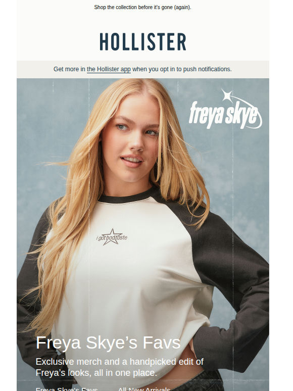 💙 Freya Skye’s Favs + Merch Drop 💙