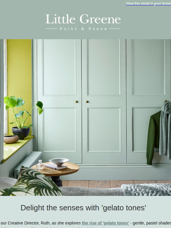 Playful pastels: 'gelato tones'