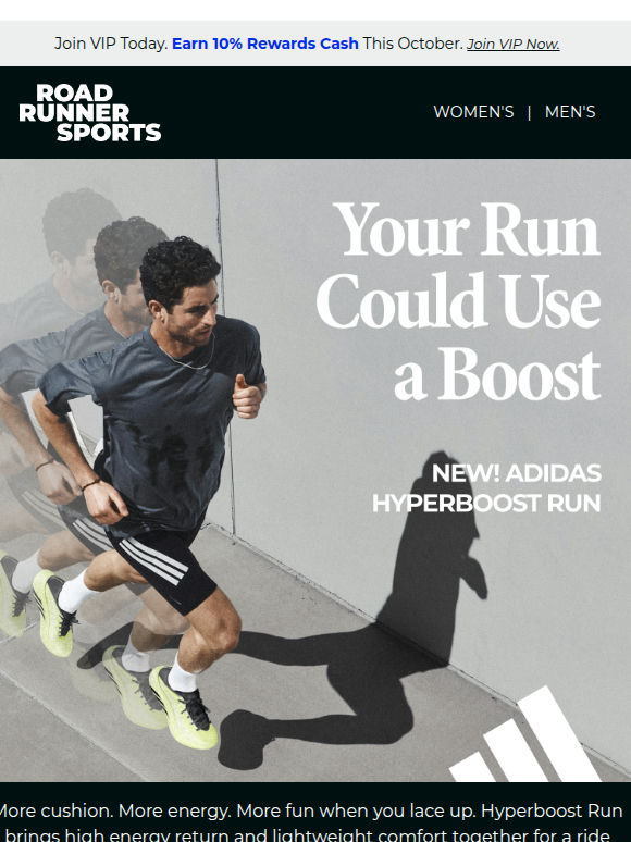adidas Fans, Consider Your Run (Hyper)boosted ⚡