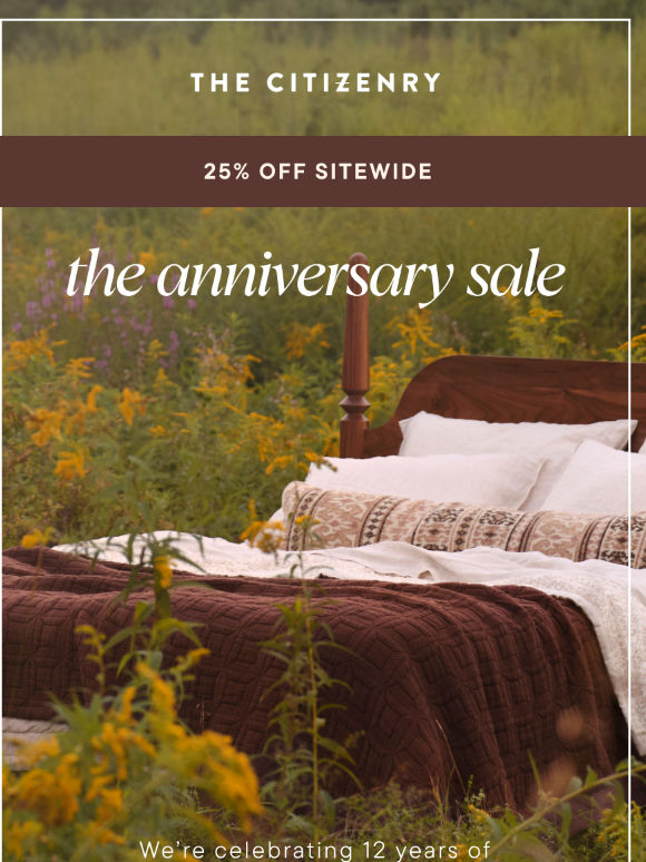 The Anniversary Sale is here