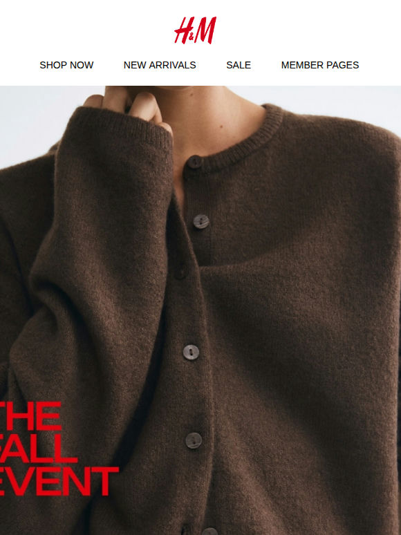 The Fall Event: Up to 40% off sitewide
