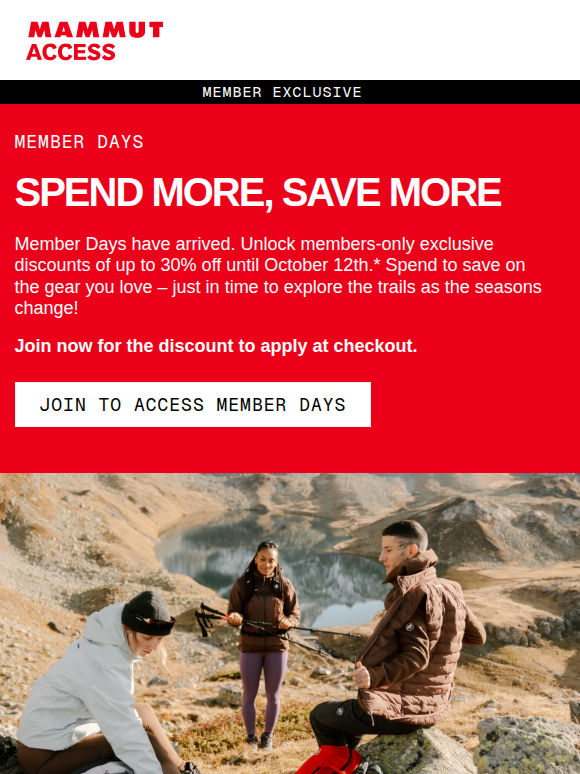 Member Days are here! 🔥