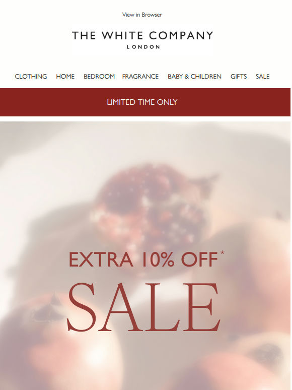 Extra 10% off sale starts now