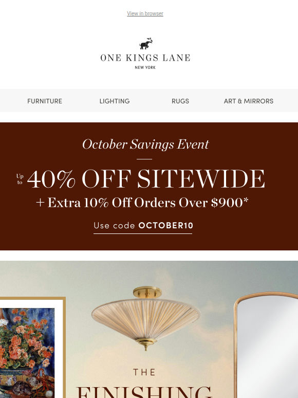 Hudson Valley Lighting & More — Up to 40% Off Lighting, Art & Rugs