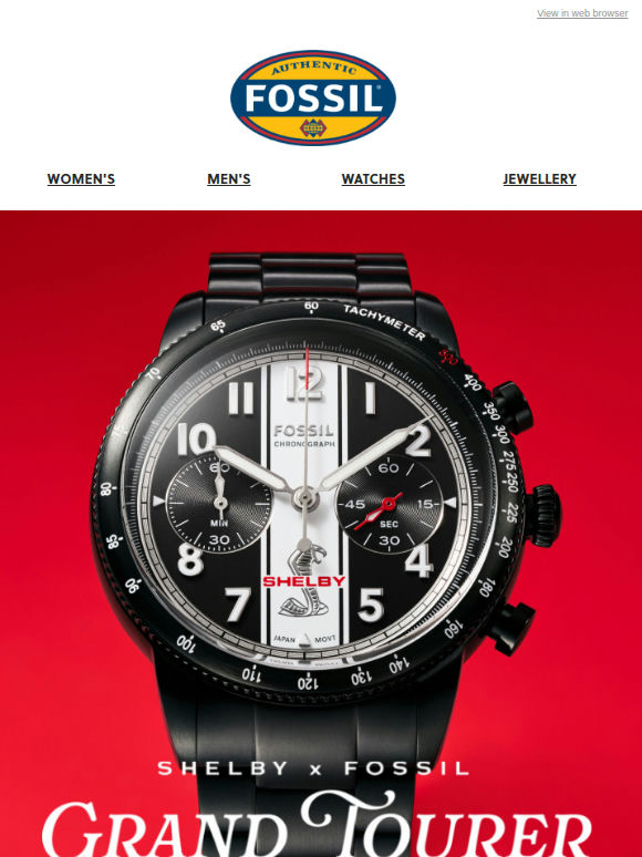Shelby x Fossil: The inside track 🏁