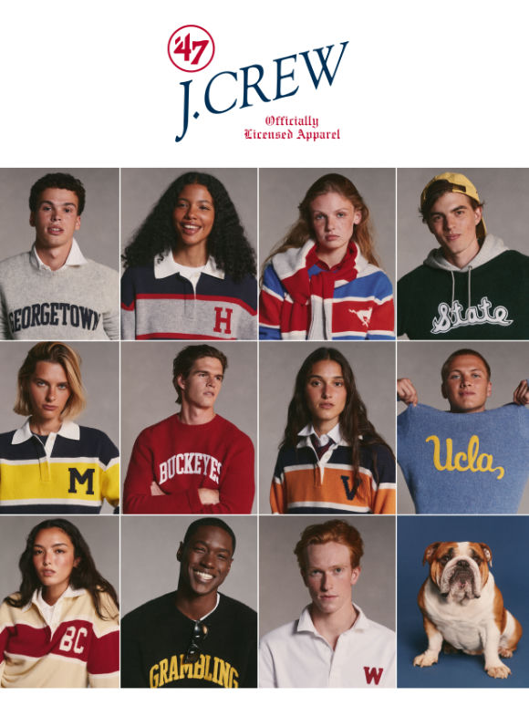 Just in: our campus collection with ’47