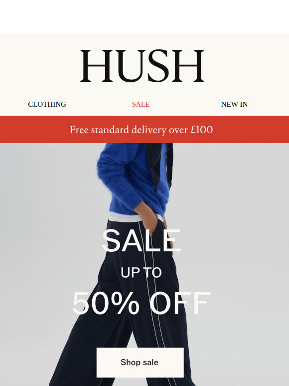 The sale has arrived