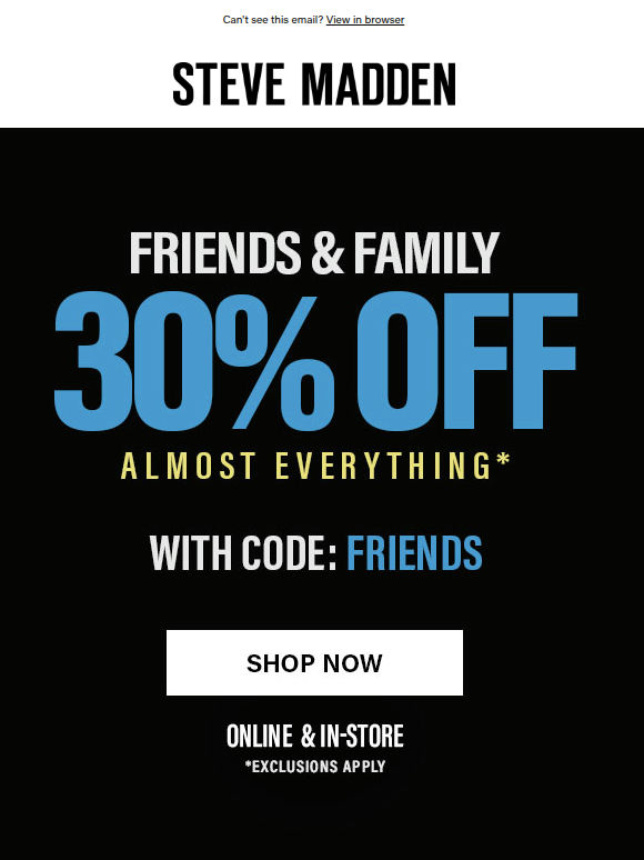 30% OFF - Refresh Your Fall Wardrobe Lineup