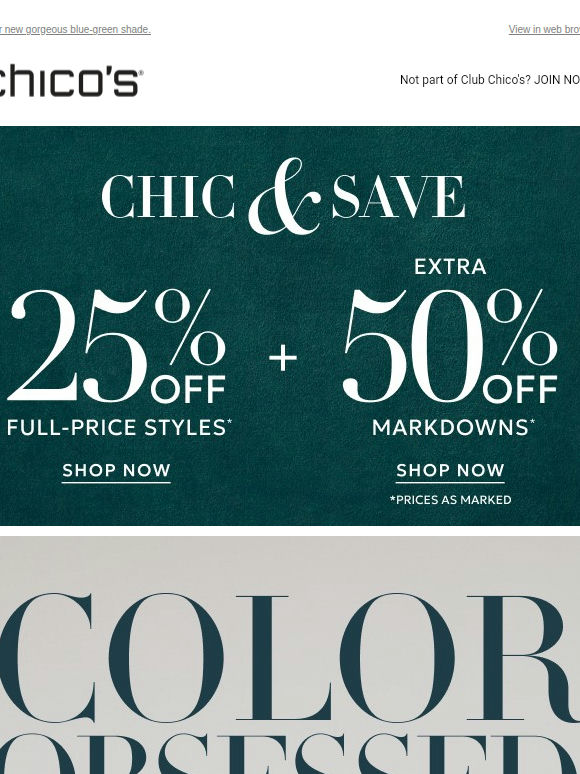 Everything is on sale!