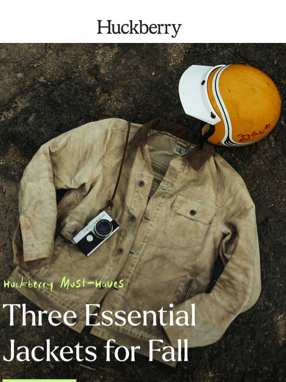 The 3 Jackets Every Guy Needs