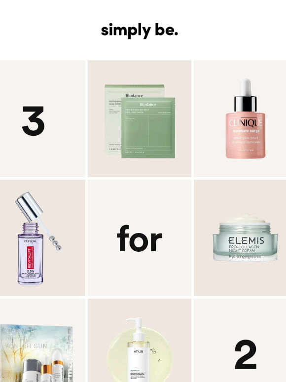 3 for 2? Your skincare shelf says yes ✨🫧