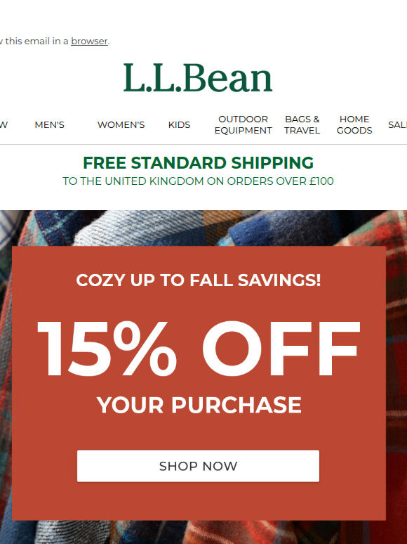 Enjoy 15% OFF Your Favorites