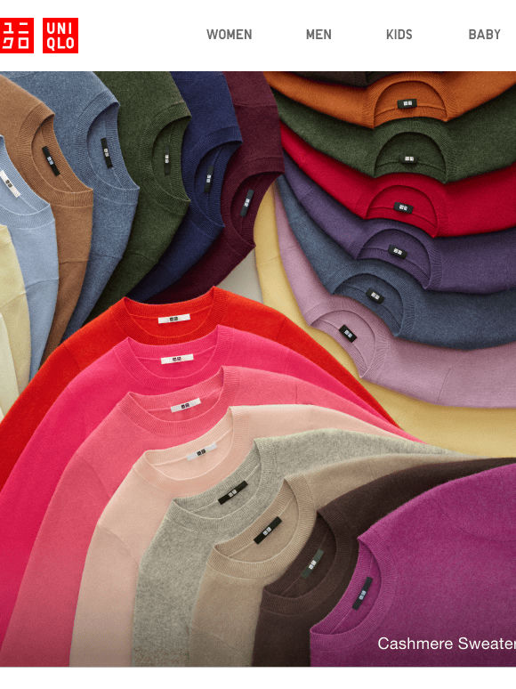 100% cashmere in every color you'll want to wear