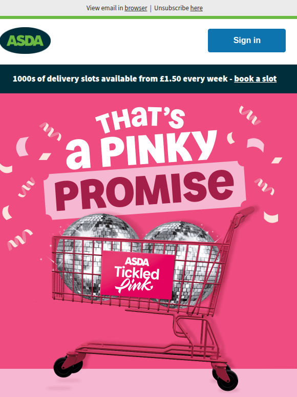 Tickled Pink at Asda! 🩷