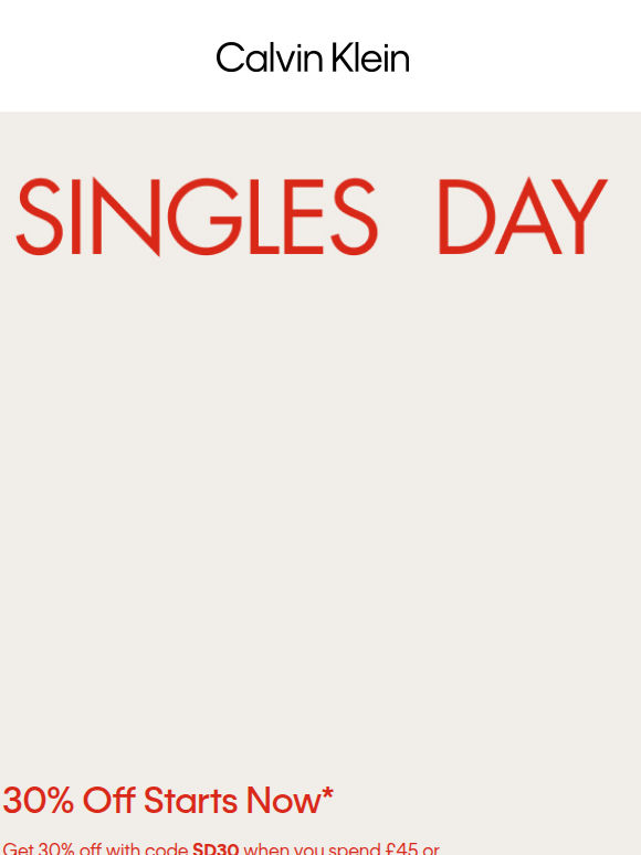 Singles' Day Starts Now
