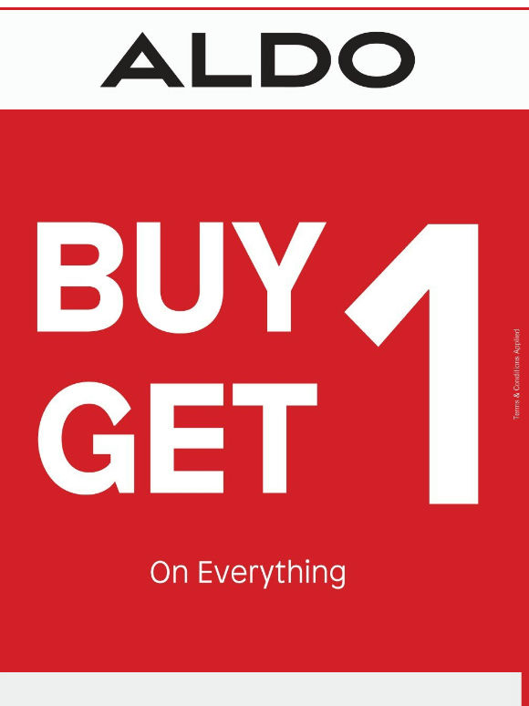 ALDO'S B1G1 Weekend Is Here 🎉 - Double the Style, Double the Fun