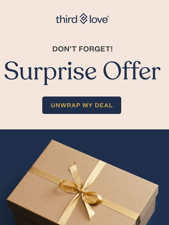 Your surprise offer is waiting