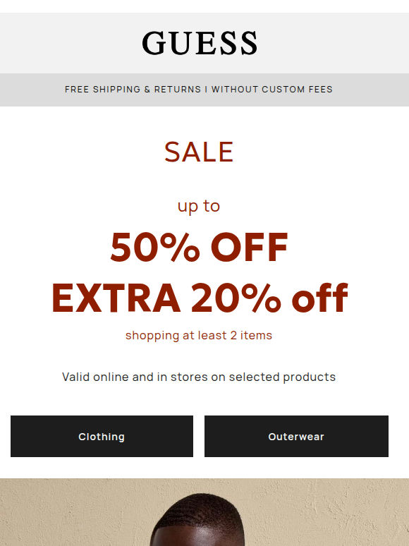 [SALE] Up to 50% off + EXTRA 20% OFF