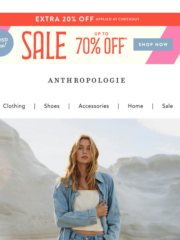 Looking for new jeans? All signs lead to Anthro.