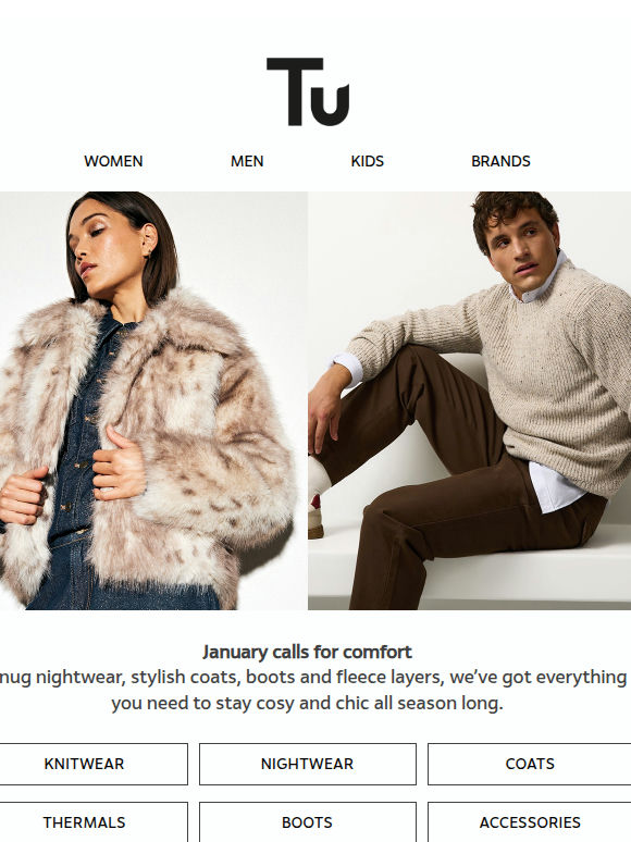 It’s cold outside! Cosy up this January