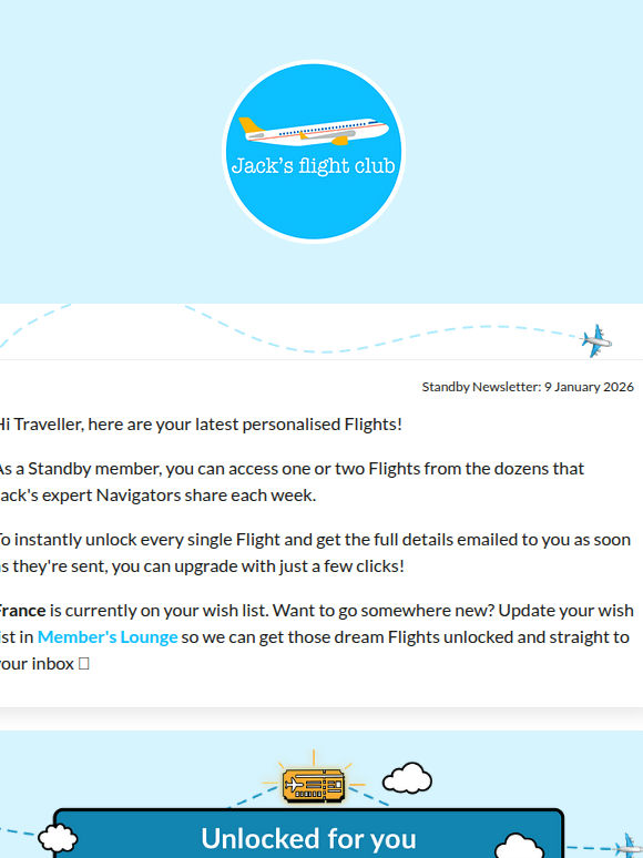 New: *non-stop* France, Hungary, Poland and more ❄️ in £20s-£50s rtn