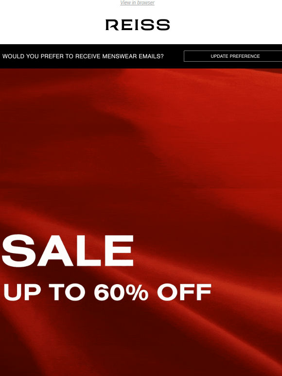 Up to 60% Off Sale by Size