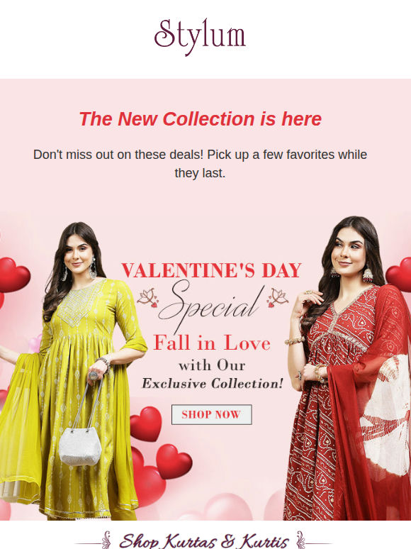 Valentine's Week Special- Upto 70% Off ✨