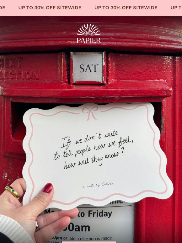 The quiet courage of a love note