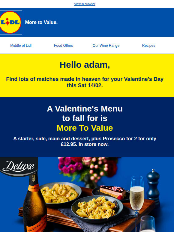 Make Valentine's Day extra-special with Lidl ❤️