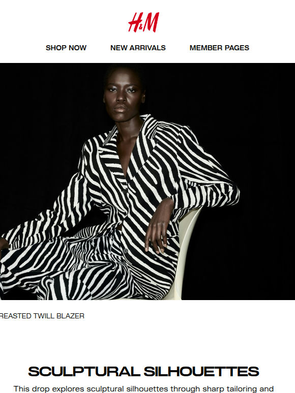 Sculptural silhouettes