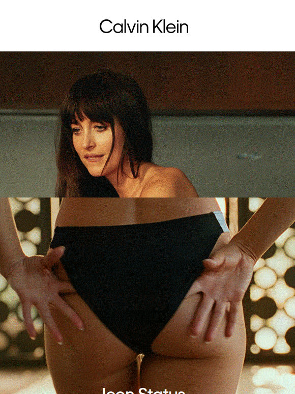 Dakota Johnson Lives in Calvin Klein