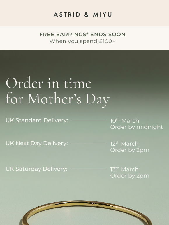 Left it to the last minute?