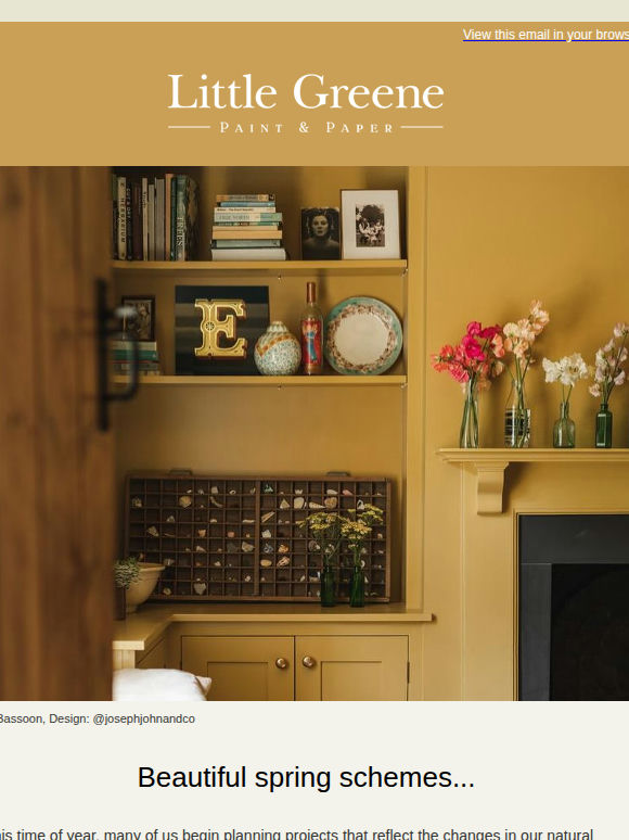 Beautiful spring schemes